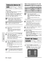 Preview for 58 page of Samsung DVD-VR320 Manual De Instrucciones