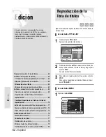 Preview for 62 page of Samsung DVD-VR320 Manual De Instrucciones