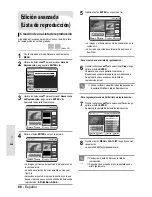 Preview for 68 page of Samsung DVD-VR320 Manual De Instrucciones