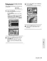 Preview for 69 page of Samsung DVD-VR320 Manual De Instrucciones