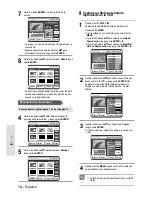 Preview for 74 page of Samsung DVD-VR320 Manual De Instrucciones