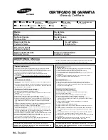 Preview for 94 page of Samsung DVD-VR320 Manual De Instrucciones