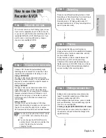 Предварительный просмотр 9 страницы Samsung DVD-VR325/ Instruction Manual