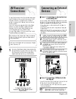 Предварительный просмотр 21 страницы Samsung DVD-VR325/ Instruction Manual