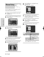 Предварительный просмотр 26 страницы Samsung DVD-VR325/ Instruction Manual