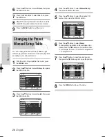 Предварительный просмотр 28 страницы Samsung DVD-VR325/ Instruction Manual