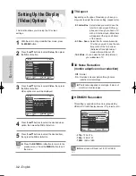 Предварительный просмотр 32 страницы Samsung DVD-VR325/ Instruction Manual