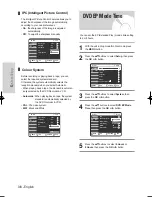 Предварительный просмотр 36 страницы Samsung DVD-VR325/ Instruction Manual