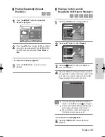 Предварительный просмотр 45 страницы Samsung DVD-VR325/ Instruction Manual