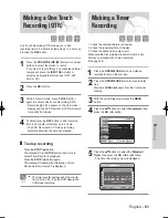 Предварительный просмотр 61 страницы Samsung DVD-VR325/ Instruction Manual