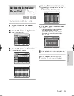 Предварительный просмотр 63 страницы Samsung DVD-VR325/ Instruction Manual