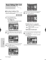 Предварительный просмотр 72 страницы Samsung DVD-VR325/ Instruction Manual