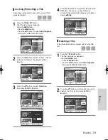 Предварительный просмотр 73 страницы Samsung DVD-VR325/ Instruction Manual