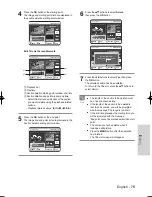 Предварительный просмотр 75 страницы Samsung DVD-VR325/ Instruction Manual