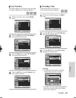 Предварительный просмотр 85 страницы Samsung DVD-VR325/ Instruction Manual