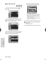 Предварительный просмотр 88 страницы Samsung DVD-VR325/ Instruction Manual