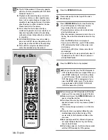 Preview for 38 page of Samsung DVD-VR325DVD-VR325 Instruction Manual