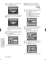 Preview for 80 page of Samsung DVD-VR329 Instruction Manual