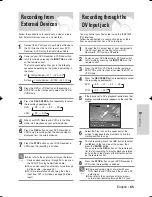 Preview for 65 page of Samsung DVD-VR335 Instruction Manual