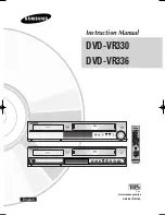 Samsung DVD-VR336 Instruction Manual preview