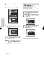 Preview for 34 page of Samsung DVD-VR336 Instruction Manual