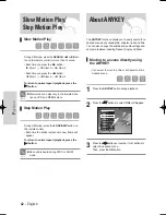 Preview for 42 page of Samsung DVD-VR336 Instruction Manual