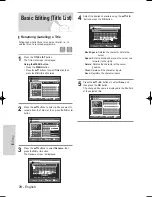 Preview for 70 page of Samsung DVD-VR336 Instruction Manual