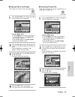 Preview for 75 page of Samsung DVD-VR336 Instruction Manual