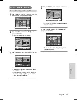 Preview for 77 page of Samsung DVD-VR336 Instruction Manual