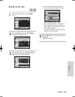 Preview for 85 page of Samsung DVD-VR336 Instruction Manual