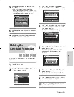 Preview for 71 page of Samsung DVD-VR345 Instruction Manual