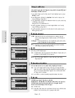 Preview for 110 page of Samsung DVD-VR350 Instruction Manual