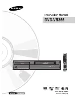 Samsung DVD-VR355 Instruction Manual preview