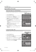 Preview for 70 page of Samsung DVD-VR375 Manual