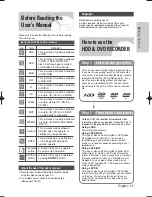 Предварительный просмотр 11 страницы Samsung DVDHR720 Instruction Manual