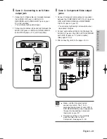 Предварительный просмотр 21 страницы Samsung DVDHR720 Instruction Manual