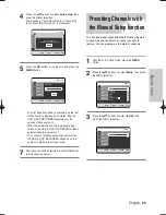 Предварительный просмотр 29 страницы Samsung DVDHR720 Instruction Manual