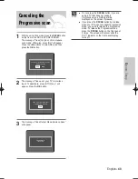 Предварительный просмотр 43 страницы Samsung DVDHR720 Instruction Manual