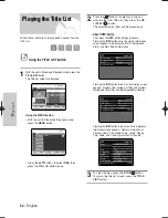 Предварительный просмотр 52 страницы Samsung DVDHR720 Instruction Manual