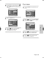 Предварительный просмотр 69 страницы Samsung DVDHR720 Instruction Manual