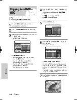 Предварительный просмотр 118 страницы Samsung DVDHR720 Instruction Manual