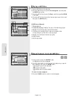 Preview for 46 page of Samsung DVDVR357 - DVDr/ VCR Combo Instruction Manual