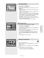 Preview for 47 page of Samsung DVDVR357 - DVDr/ VCR Combo Instruction Manual