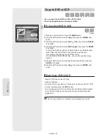 Предварительный просмотр 62 страницы Samsung DVDVR357 - DVDr/ VCR Combo Instruction Manual