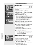 Предварительный просмотр 70 страницы Samsung DVDVR357 - DVDr/ VCR Combo Instruction Manual