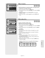 Предварительный просмотр 75 страницы Samsung DVDVR357 - DVDr/ VCR Combo Instruction Manual