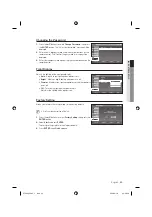 Preview for 43 page of Samsung DVDVR375 - 1080p Up-Converting VHS Combo DVD Recorder User Manual