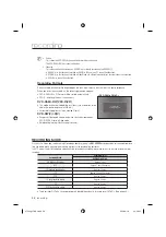 Preview for 58 page of Samsung DVDVR375 - 1080p Up-Converting VHS Combo DVD Recorder User Manual