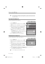 Preview for 64 page of Samsung DVDVR375 - 1080p Up-Converting VHS Combo DVD Recorder User Manual