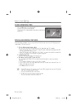 Preview for 66 page of Samsung DVDVR375 - 1080p Up-Converting VHS Combo DVD Recorder User Manual